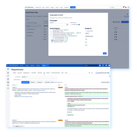 Requirement Yogi - Requirement Management App for Confluence